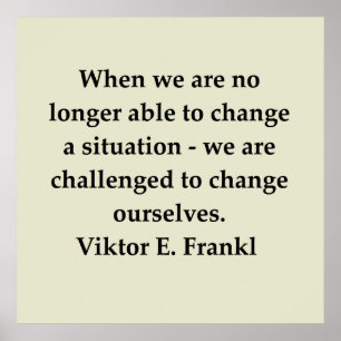Póster cita del vencedor frankl