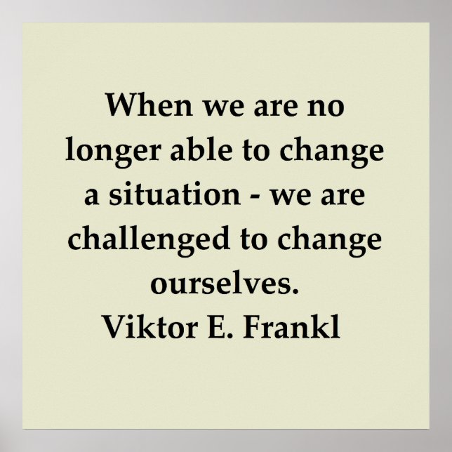 Póster cita del vencedor frankl (Frente)