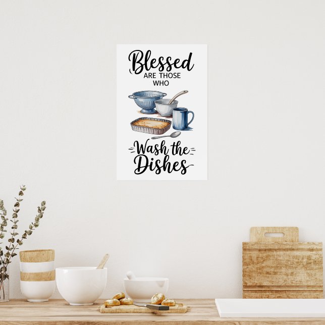 Póster Cita Divertida Cocina (Cocina)