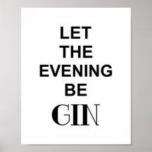 Cita divertida de bebida QUE LA NOCHE SEA GIN