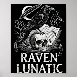 Póster Cita divertida de literatura clásica lunática de c