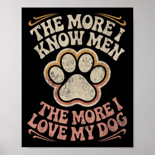 Póster Cita divertida de perro
