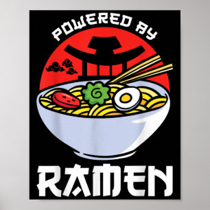 Póster Cita divertida de Ramen para hombres mujeres con f