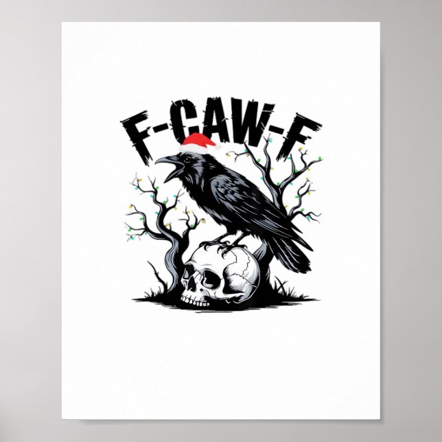Póster Cita divertida esencial F-Caw-F (Frente)