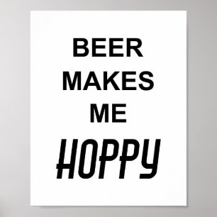 Póster Cita divertida para una fiesta bebiendo CERVEZA ME