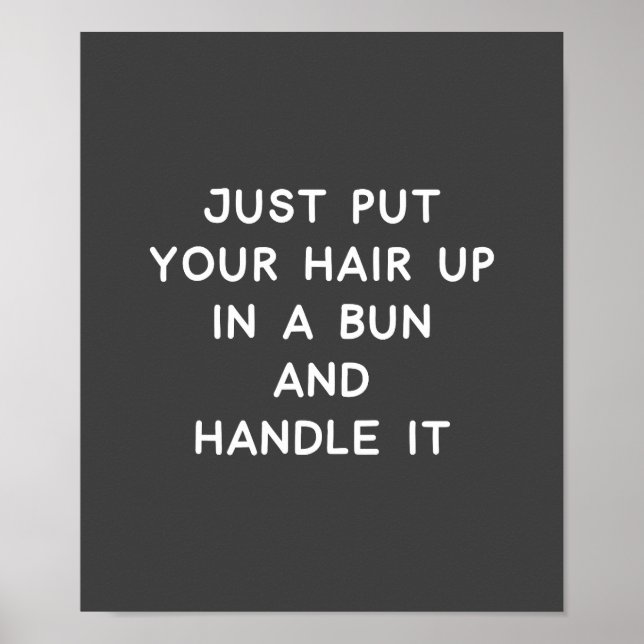 Póster Cita divertida sobre consejos y resiliencia (Frente)