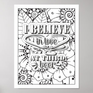 Póster Cita El día de San Valentín