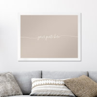 Cita elegante de Personalizado de caligrafía Minim