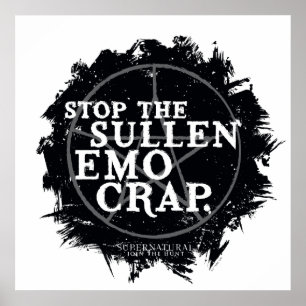 Póster Cita "Emo" sobrenatural