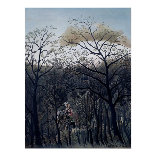 Póster Cita en el bosque 1889 (Anverso)