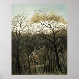 Póster Cita en el bosque - Bella Artes Henri Rousseau