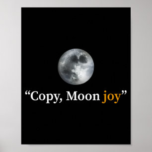 Póster Cita Espacial de la Misión Lunar II Copia Luna Ale