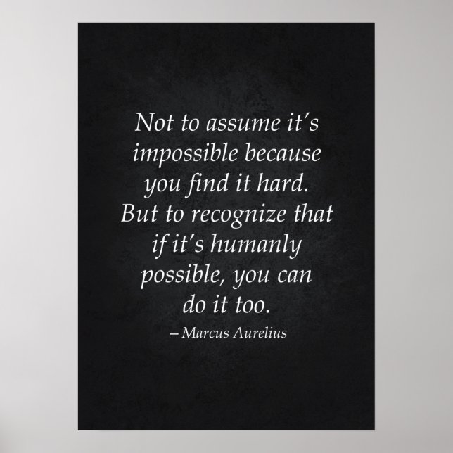 Póster Cita estética - Poster motivacional (Frente)