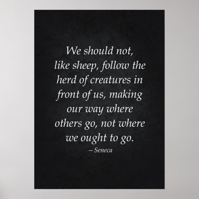 Póster Cita estética - Poster motivacional (Frente)