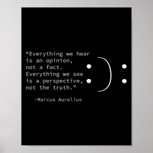 Póster Cita Estólica De Marcus Aurelius, Filosofía Del Es