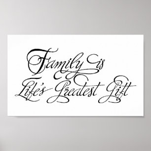 Póster Cita familiar