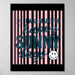 Póster Cita feliz de verano para mujeres estética positiv