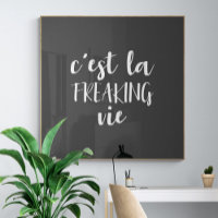 Cita francesa divertida de C'est La Freaking Vie