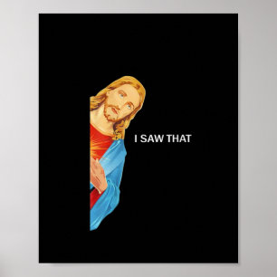 Póster Cita Graciosa De Mujeres Meme De Jesús Vi Ese Cris