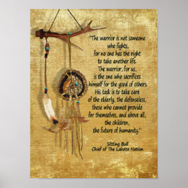 Póster Cita guerrera Dreamcatcher