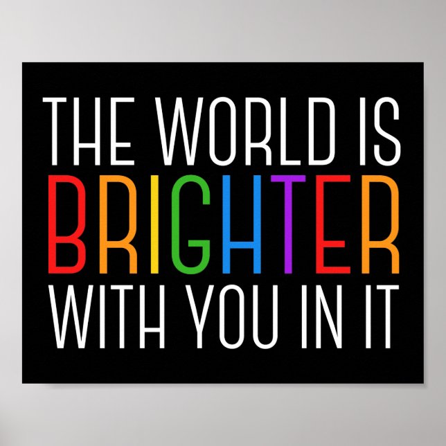 Póster Cita inspiradora Alentar la salud mental (Frente)