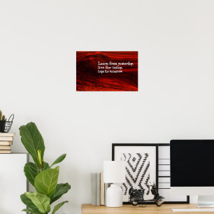 Póster Cita Inspiradora "Aprende, vive, espera"