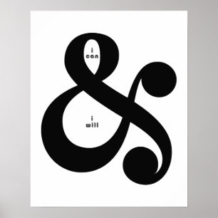 Póster Cita Inspiradora de AMPERSAND