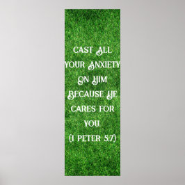 Póster Cita inspiradora De Ansiedad