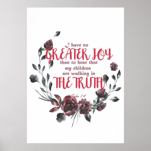 Póster Cita Inspiradora de Biblia contra Día de la Madre (Frente)