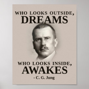 Póster Cita Inspiradora de Carl Jung