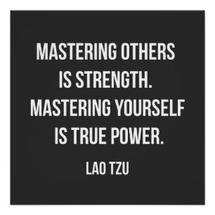 Póster cita inspiradora de Lao Tzu