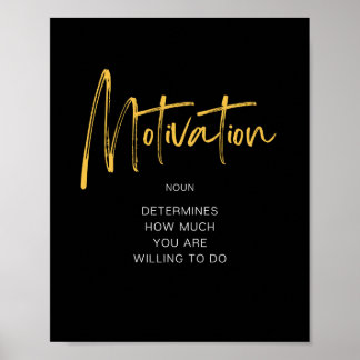 Póster Cita inspiradora de motivación