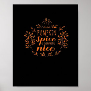 Póster Cita inspiradora de otoño