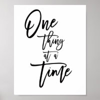Cita Inspiradora de una cosa a la vez