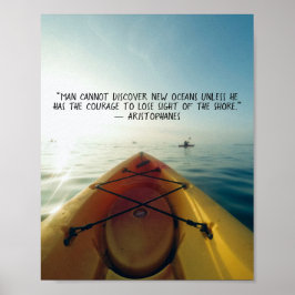 Póster Cita inspiradora Kayak