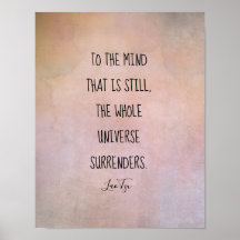 cita inspiradora Lao Tzu tonos cálidos angustiados