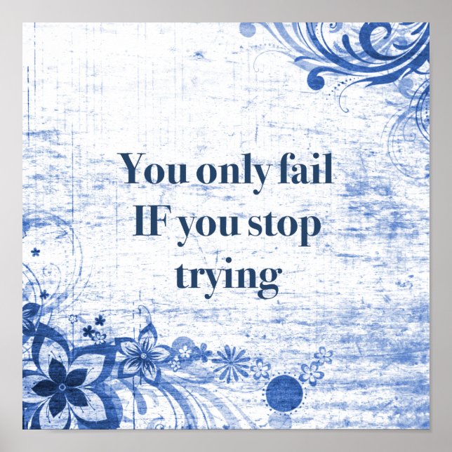 Póster Cita inspiradora | Motivación No se rindan (Frente)