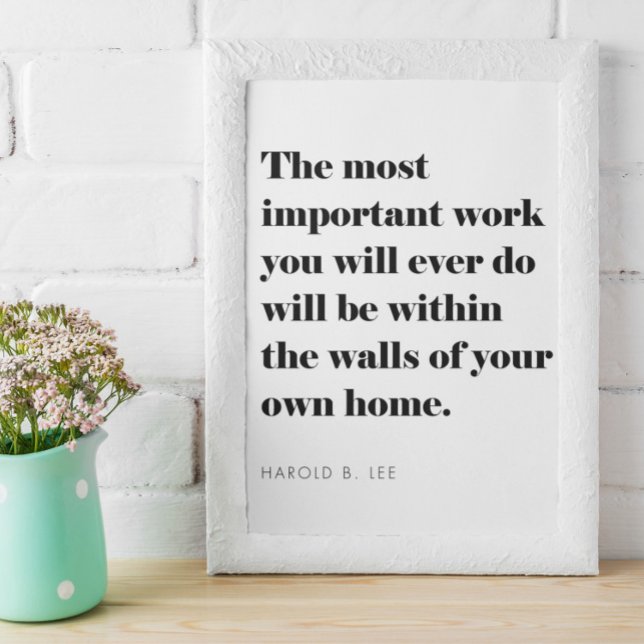 Póster Cita inspiradora Para Los Padres De Los Hogares (Subido por el creador)