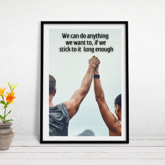 Póster Cita inspiradora para que puedas hacer cualquier c