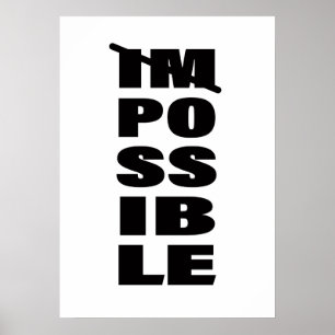 Póster Cita inspiradora Posibilidades ilimitadas Citas T