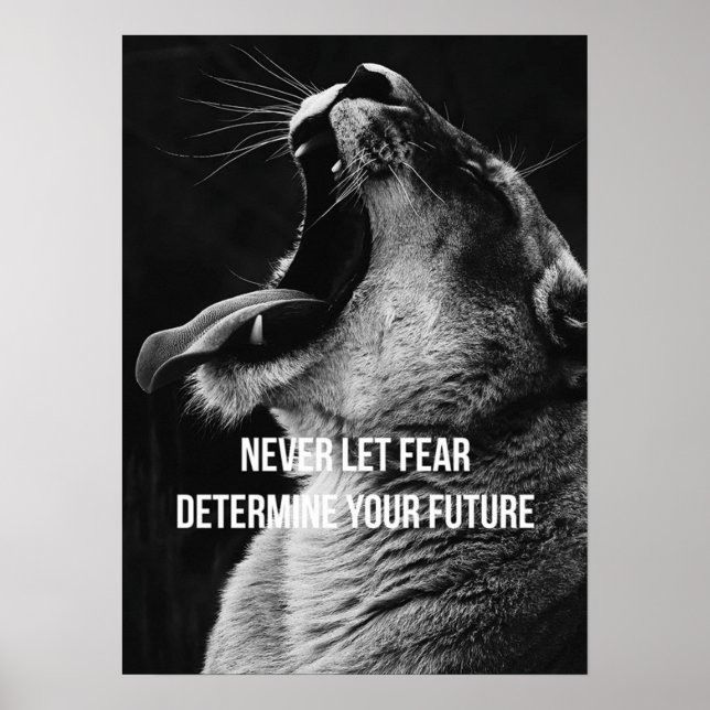 Póster Cita inspiradora: Poster motivacional de entrenami (Frente)