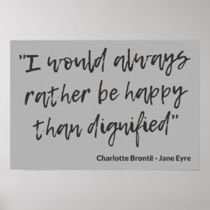 Póster Cita Jane Eyre I