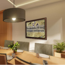 Póster Cita latina sobre poster que dice inteligencia