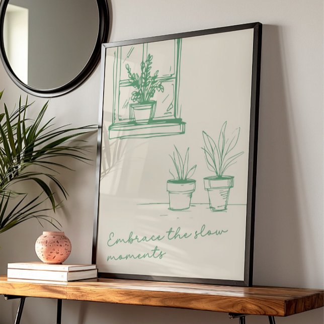 Póster Cita minimalista de naturaleza Inspiradora botánic (Subido por el creador)