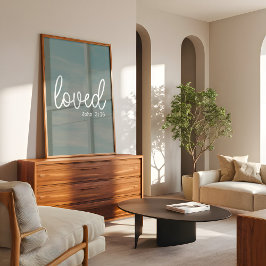 Póster Cita minimalista de Sage Love Faith