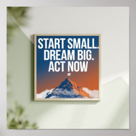 Póster Cita motivacional