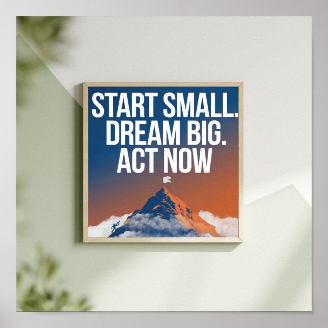 Póster Cita motivacional (Frente)