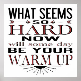 Póster Cita motivacional de bailarín de fitness