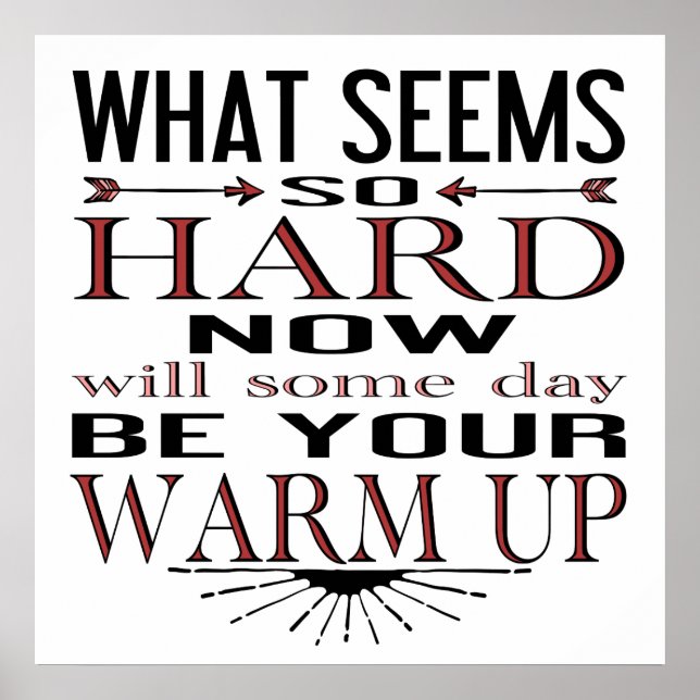 Póster Cita motivacional de bailarín de fitness (Frente)