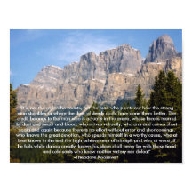 Cita motivacional de Theodore Roosevelt